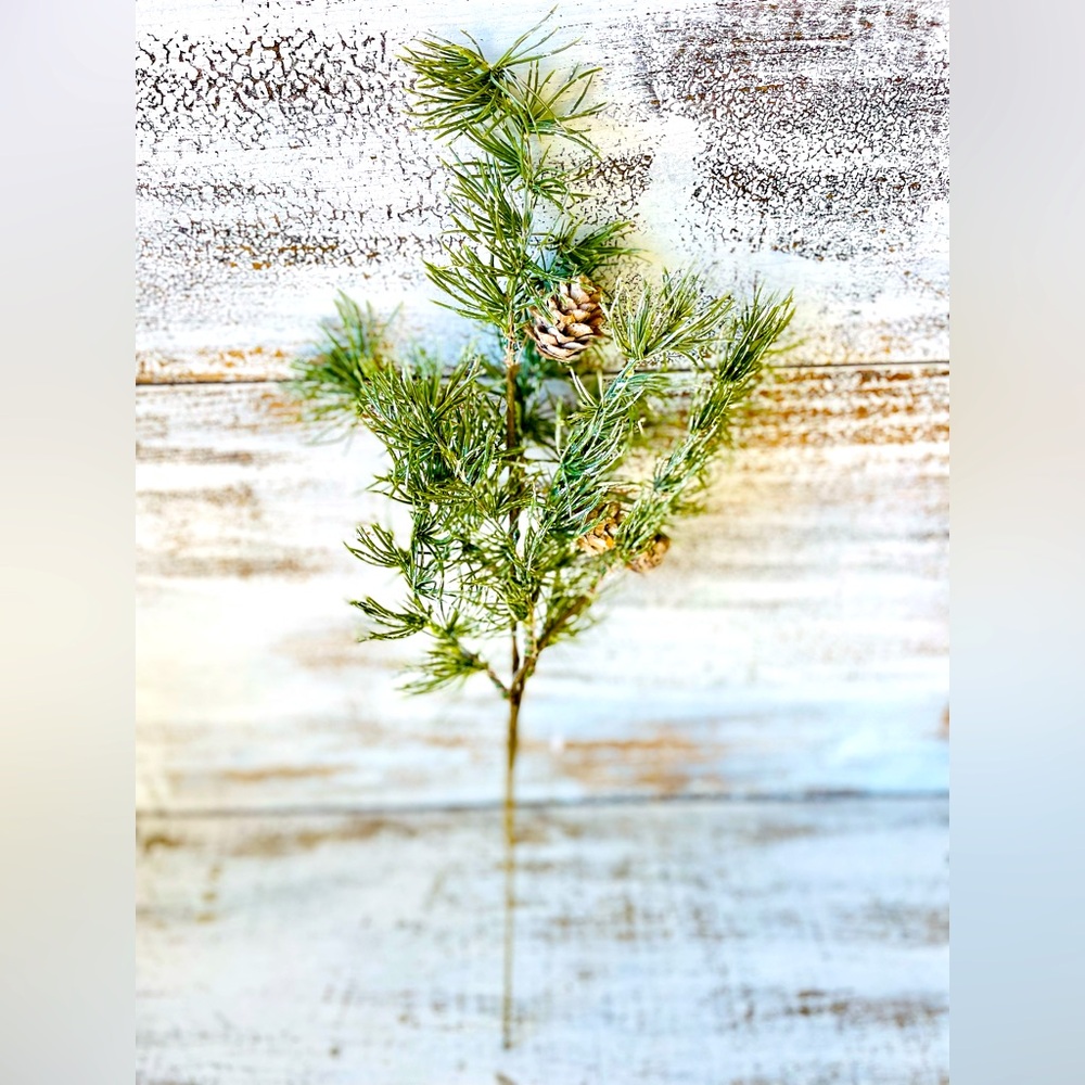 *Weeping Pine Spray, 19”